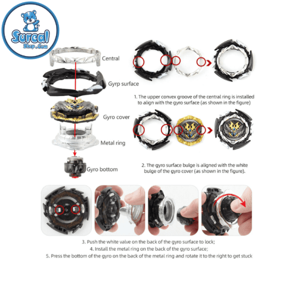 فرفره-انفجاری-دینامیت-بلایل-مشکی-Dynamite-Belial-B-180-2