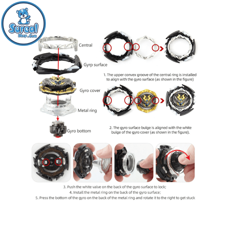 فرفره-انفجاری-دینامیت-بلایل-مشکی-Dynamite-Belial-B-180-2