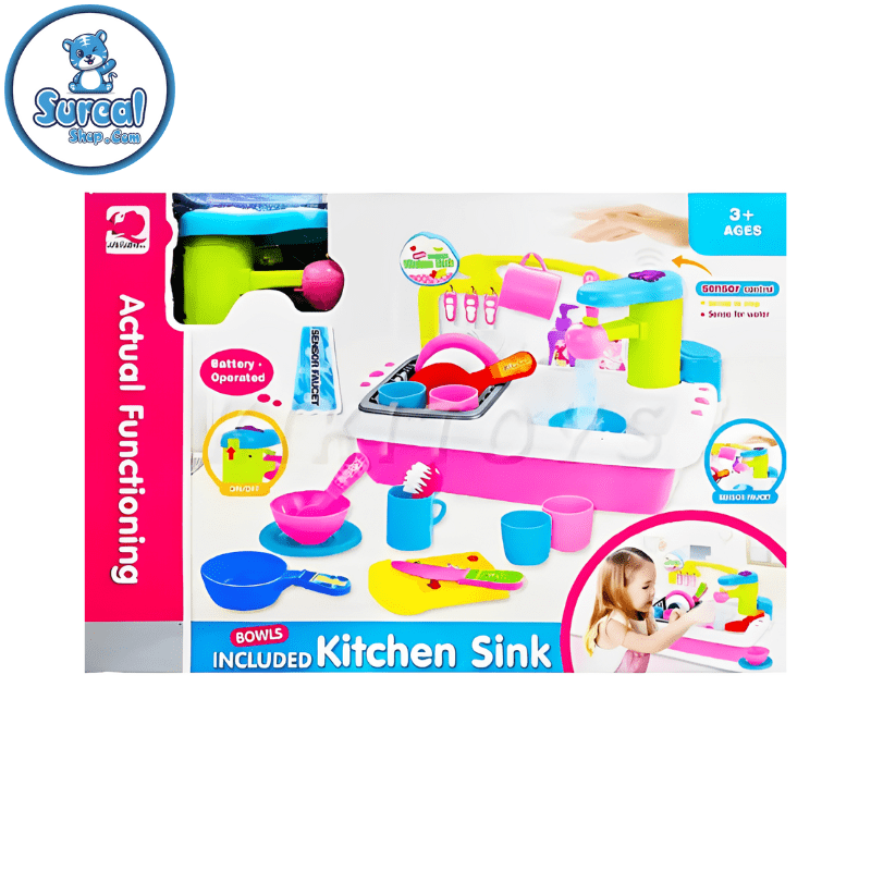 اسباب-بازی-سینک ظرفشویی-سنسور دار-Kitchen-Sink -کد-QF26243p